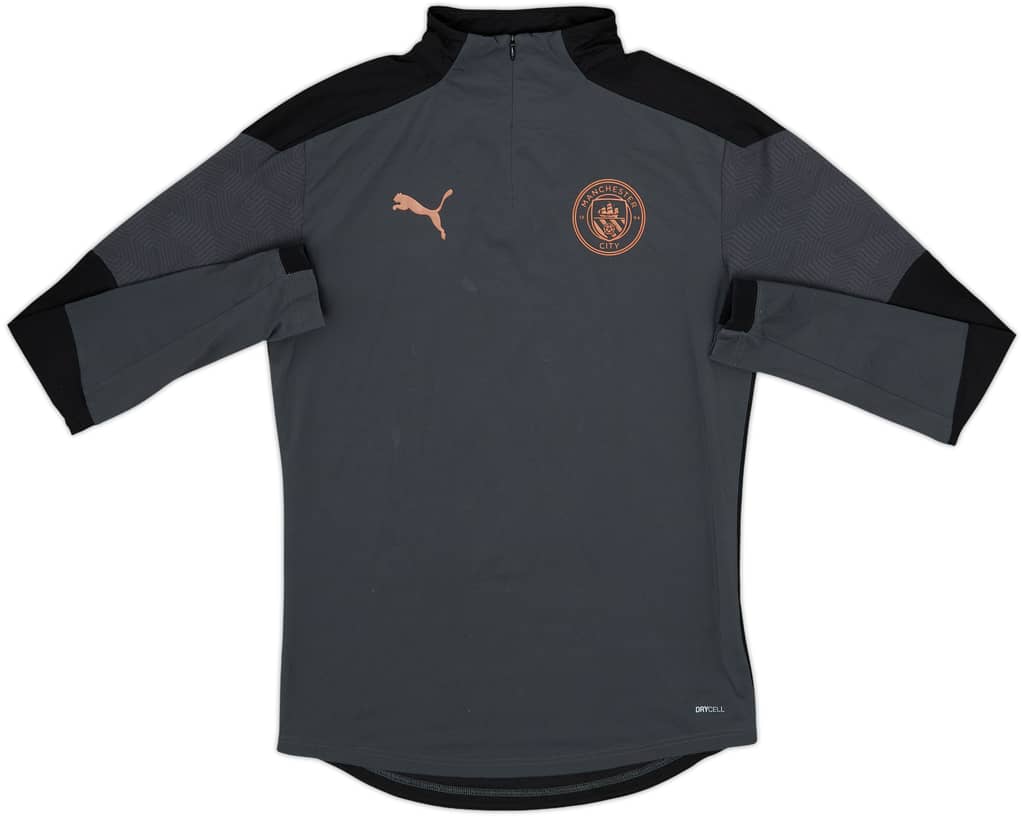 2019-20 Manchester City Puma 1/4 Zip Drill Top - 7/10 - (S)