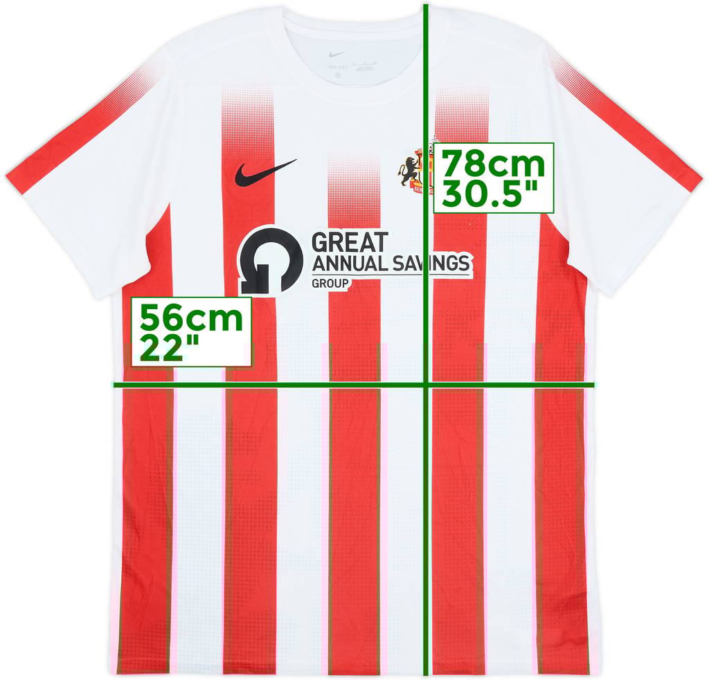 2021-22 Sunderland Home Shirt - 6/10 - (XL)