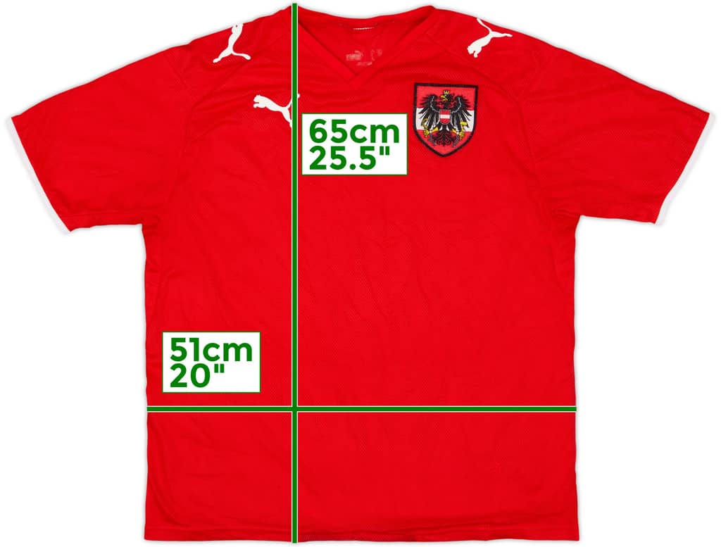 2008-09 Austria Home Shirt - 8/10 - (XL.Boys)