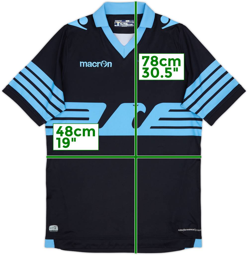 2015-16 Lazio Away Shirt - 8/10 - (M)
