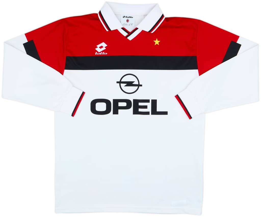 1994-95 AC Milan Away L/S Shirt - 8/10 - (XL)