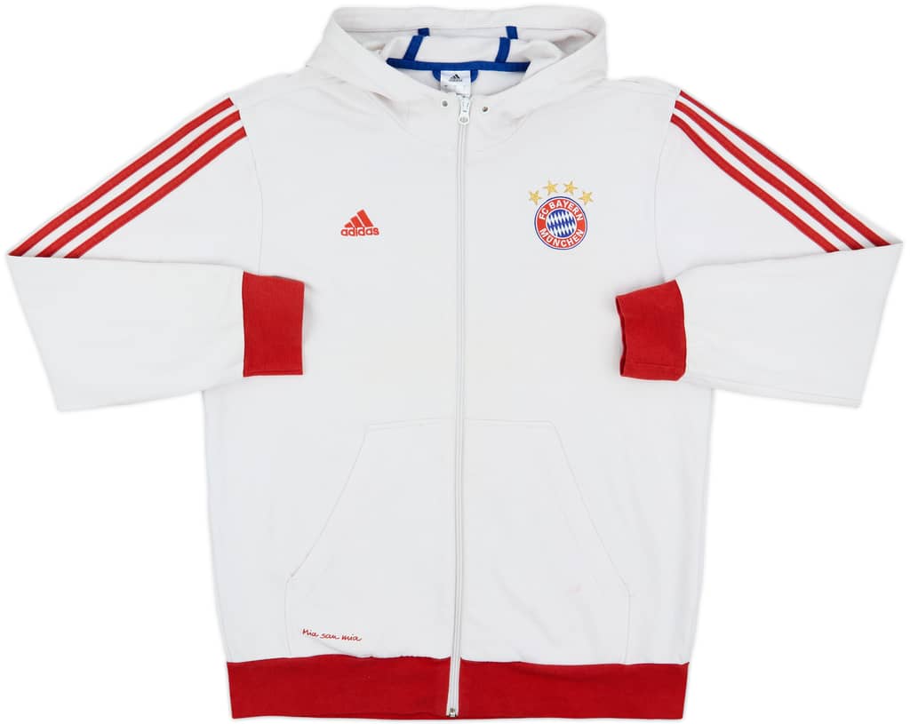 2014-15 Bayern Munich adidas Hooded Track Jacket - 5/10 - (L)