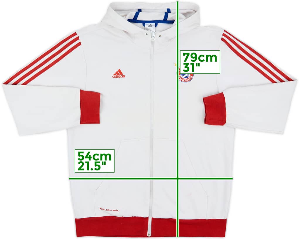 2014-15 Bayern Munich adidas Hooded Track Jacket - 5/10 - (L)