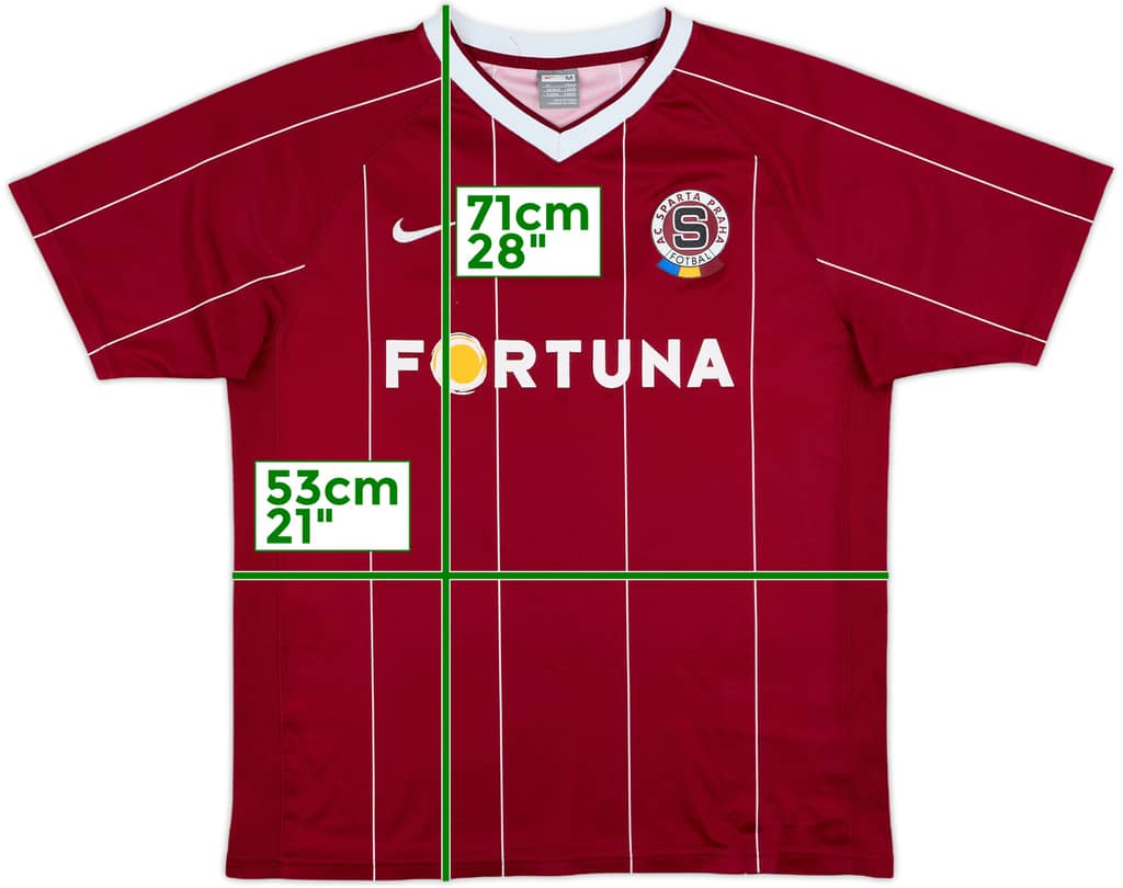 2007-08 Sparta Prague Home Shirt - 6/10 - (M)