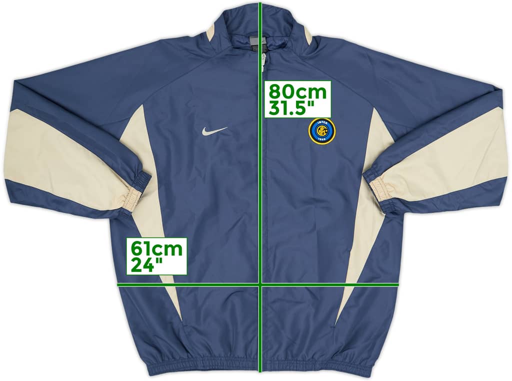 2002-03 Inter Milan Nike Track Jacket - 4/10 - (M)