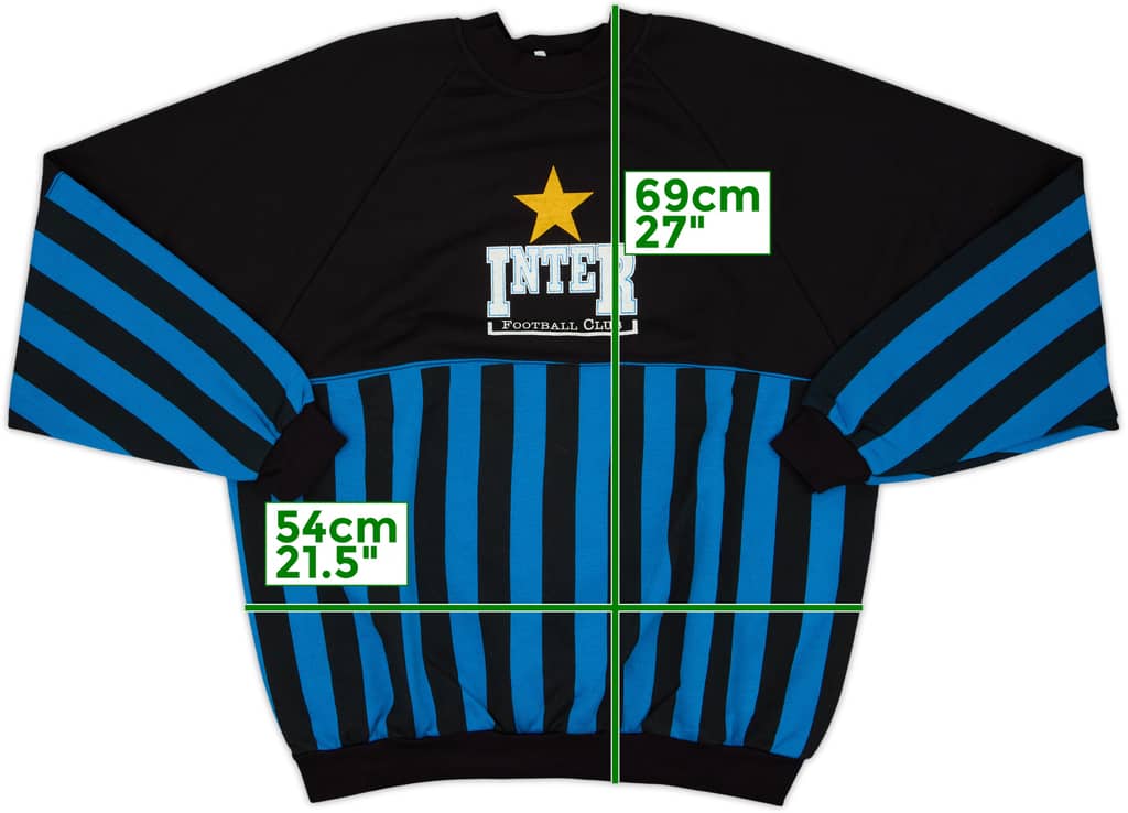 1990-91 Inter Milan Le Felpe Dei Grandi Sweat Top - 8/10 - (L)
