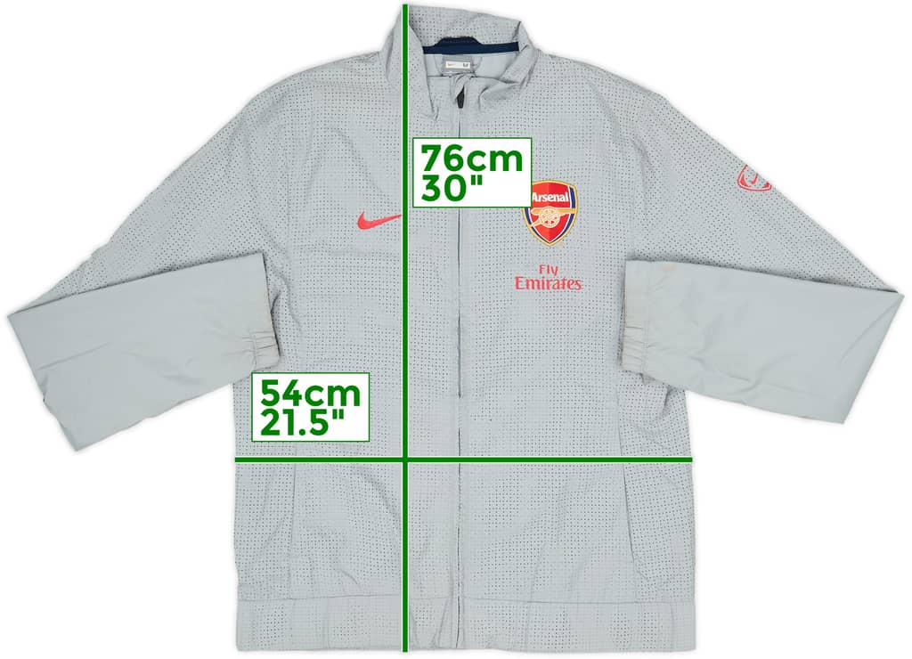 2008-09 Arsenal Nike Track Jacket - 6/10 - (M)