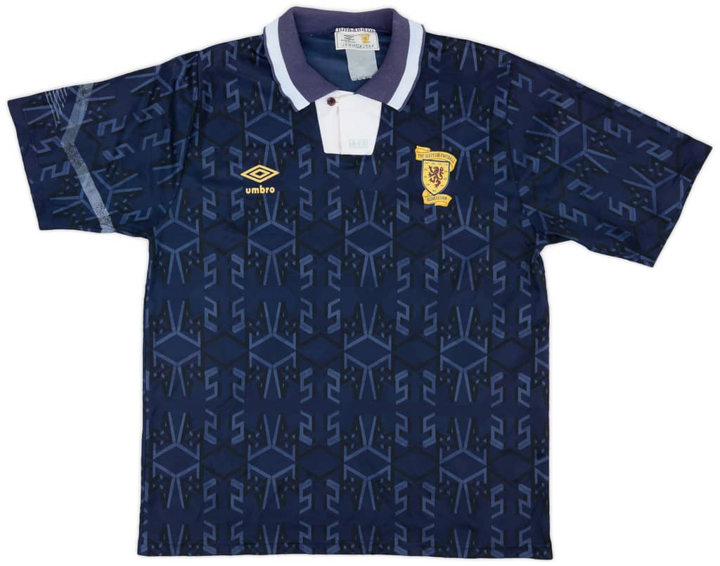 1991-94 Scotland Home Shirt - 7/10 - (L)
