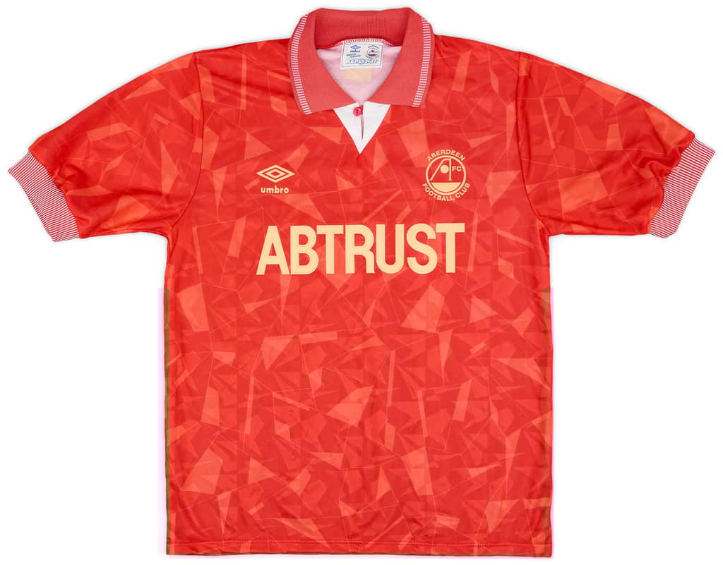 1990-91 Aberdeen Home Shirt - 7/10 - (L)