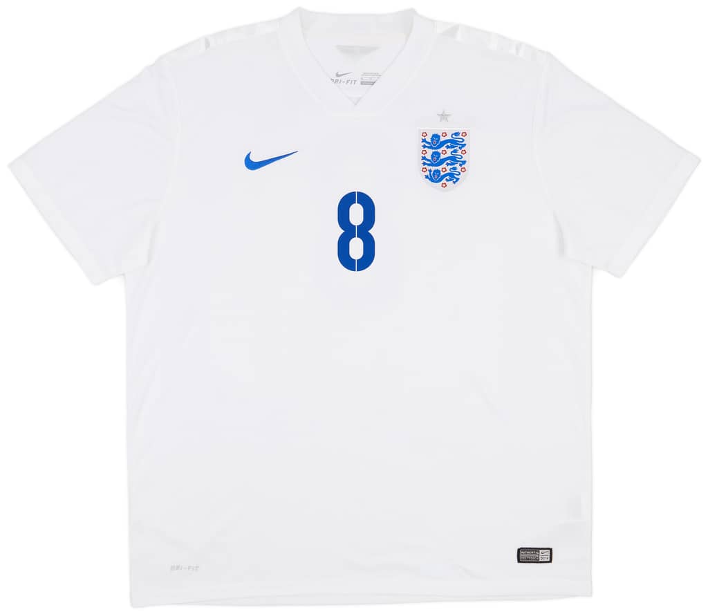 2014-15 England Home Shirt Lampard #8 - 8/10 - (XL)