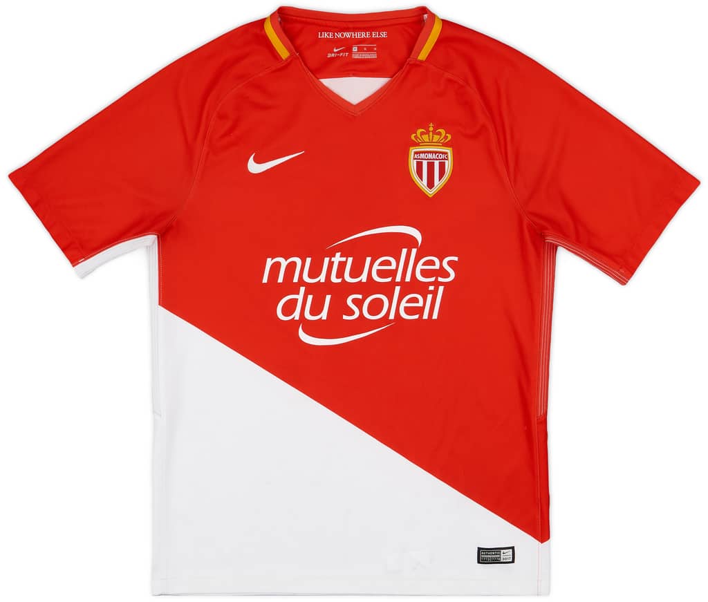  2017-18 Monaco Youth Home Shirt #5 - 8/10 - (M)