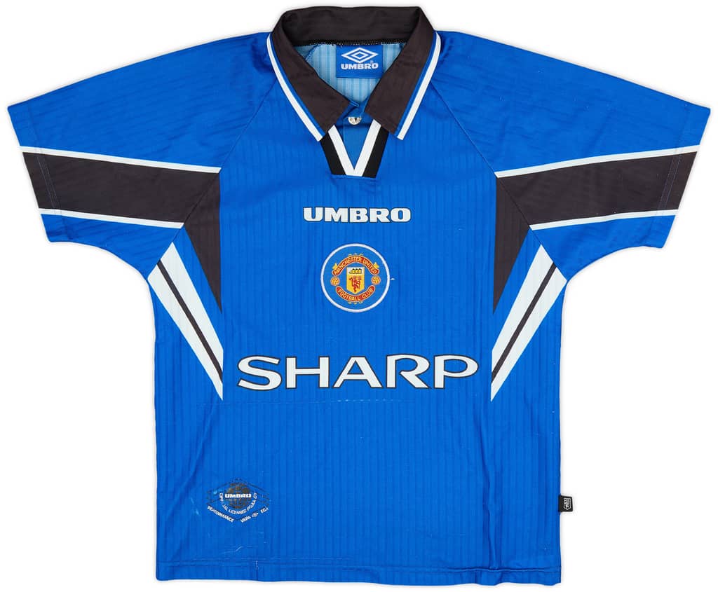 1996-98 Manchester United Third Shirt - 6/10 - (L.Boys)