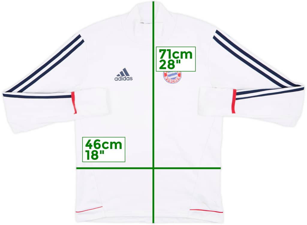 2017-18 Bayern Munich adidas Sweat Top - 8/10 - (S)