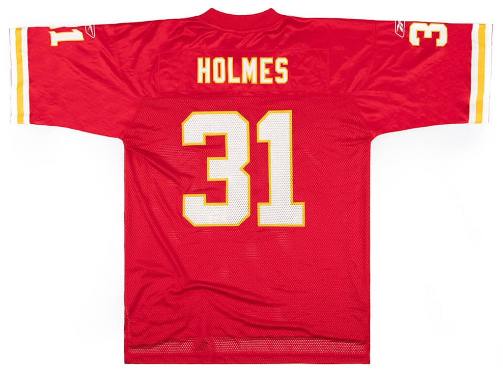 2005-06 Kansas City Chiefs Holmes #31 Reebok On Field Jersey (Home) L