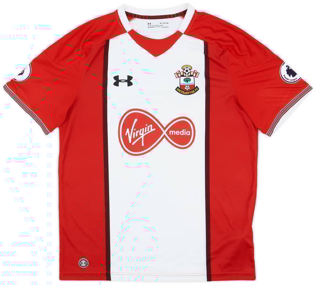 2017-18 Southampton Home Shirt - 9/10 - (XL)