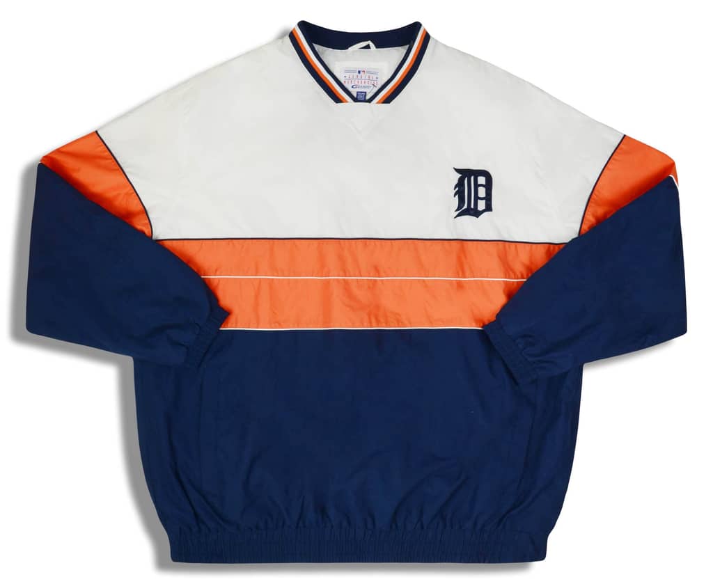 1990s Detroit Tigers Pullover Jacket XXL
