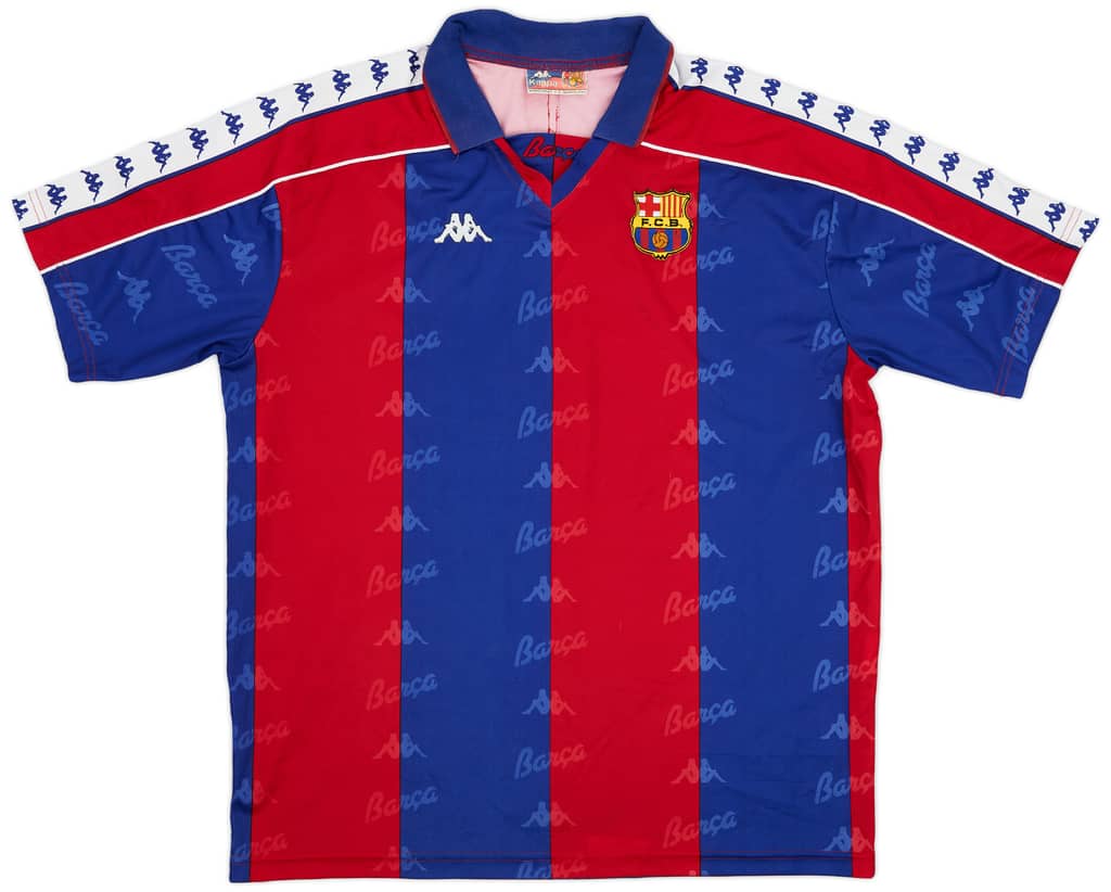 1992-95 Barcelona Home Shirt - 9/10 - (XL)