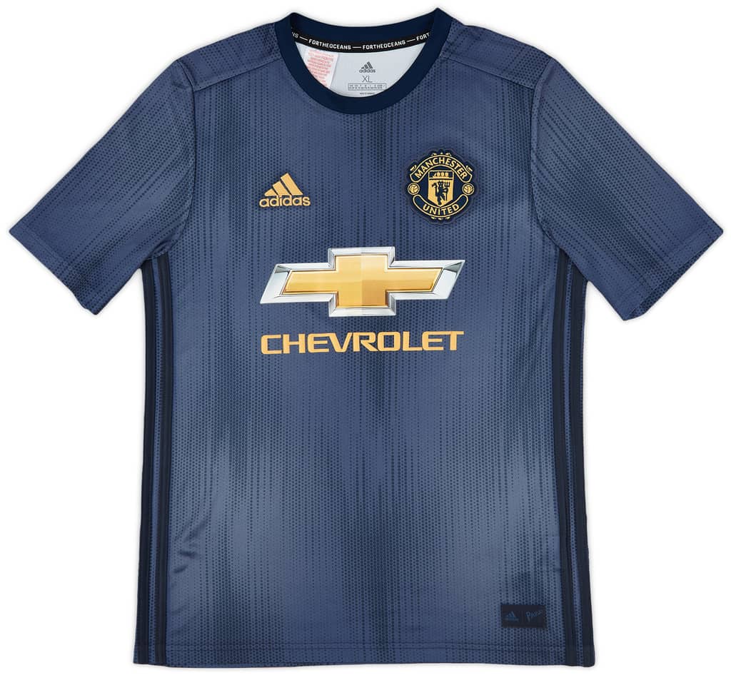 2018-19 Manchester United Third Shirt - 10/10 - (XL.Boys)