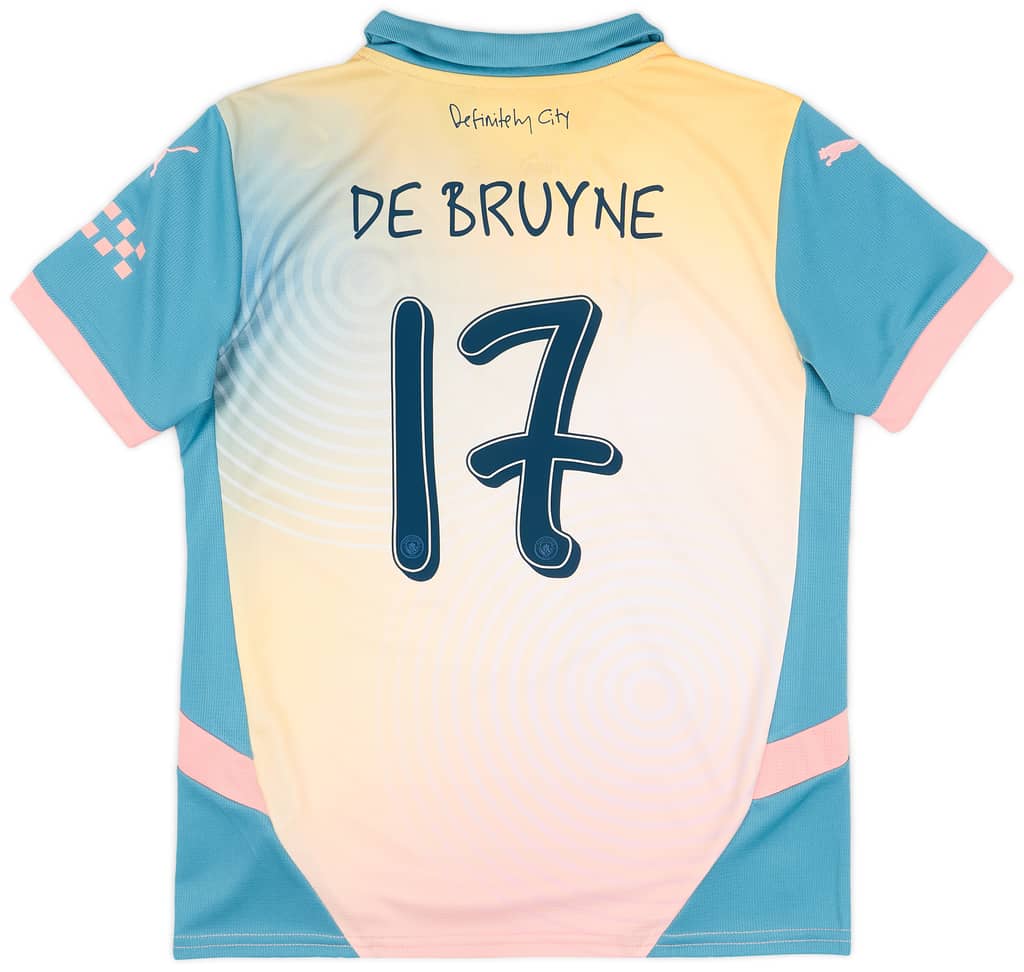 2024-25 Manchester City Fourth Shirt De Bruyne #17 (KIDS)