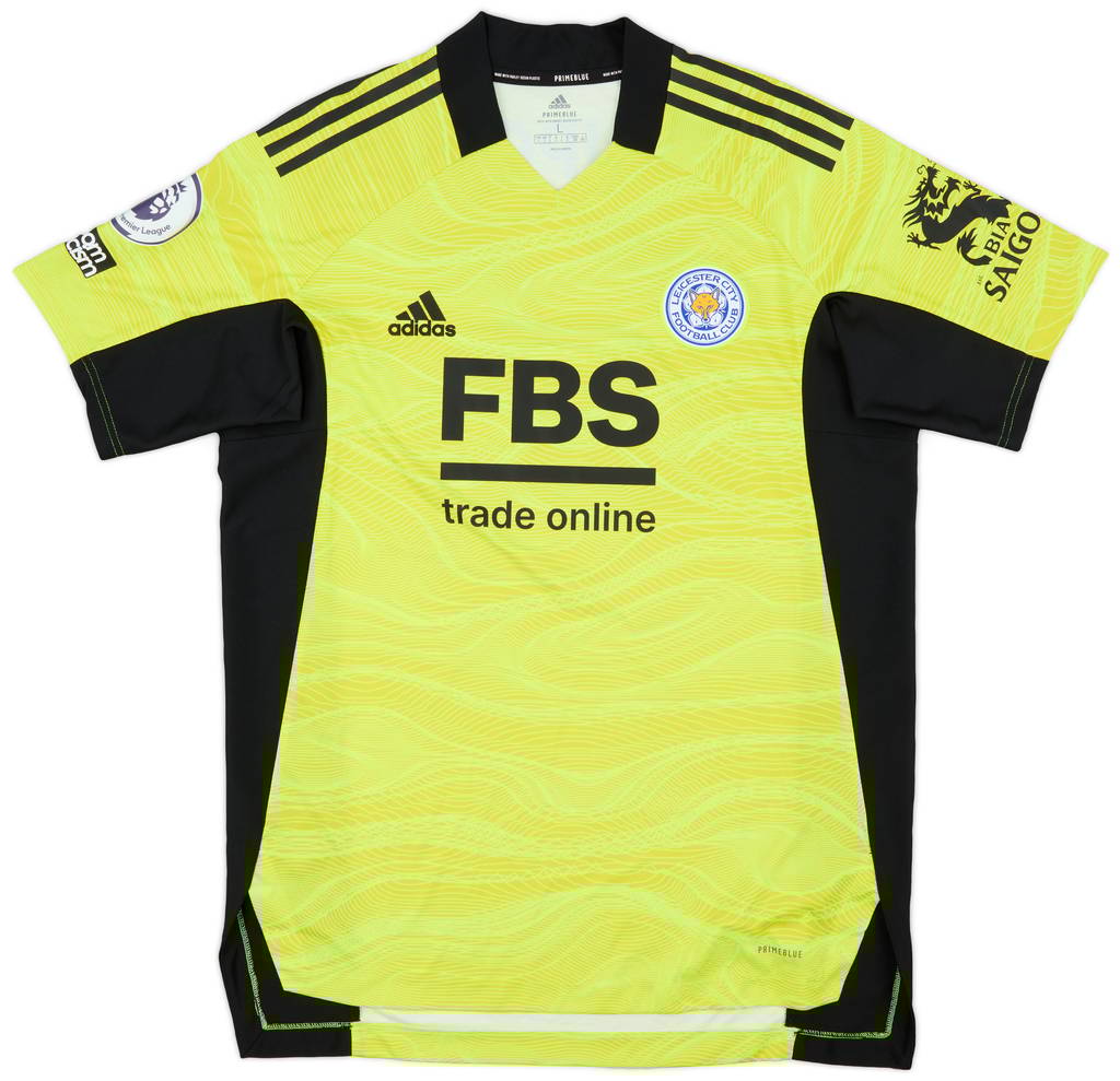 2021-22 Leicester Match Issue GK Shirt Jakupovic #35