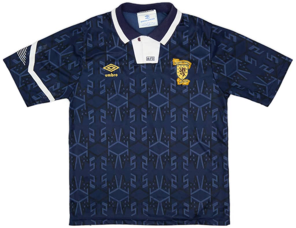 1991-94 Scotland Home Shirt - 8/10 - (S)