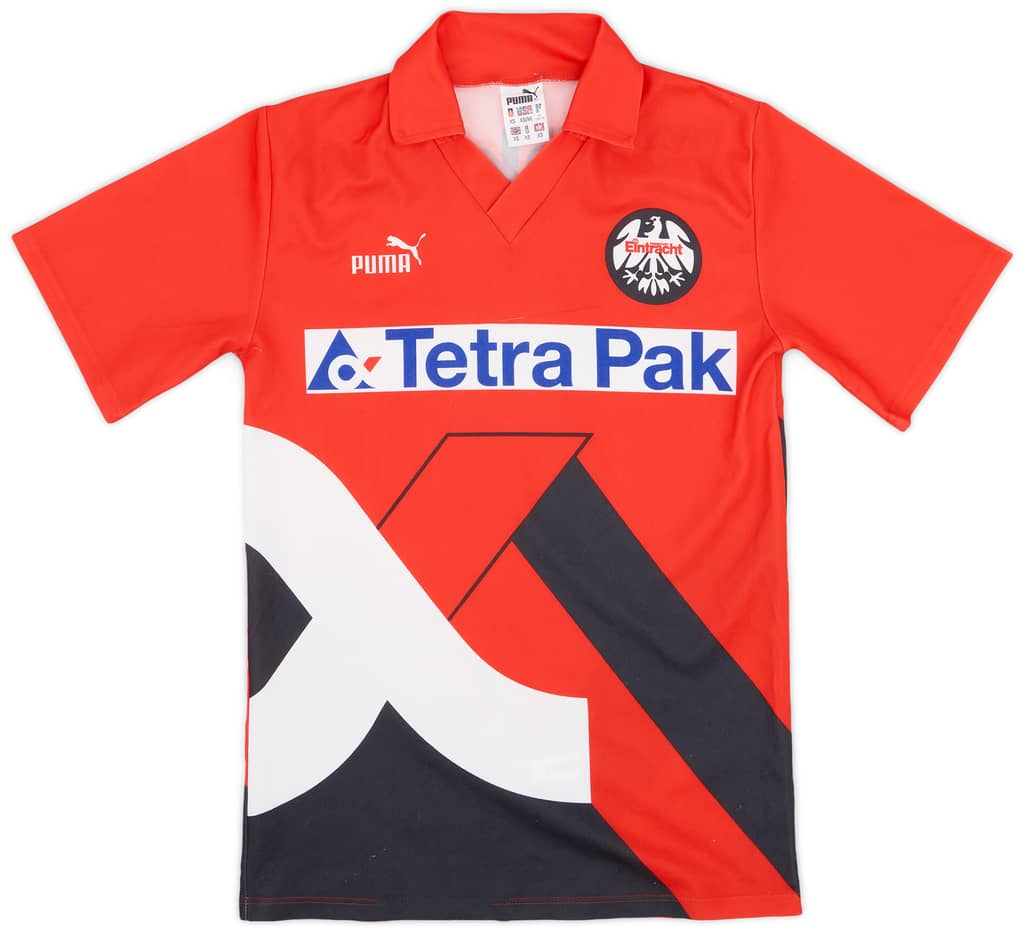 1993-94 Eintracht Frankfurt Home Shirt #9 - 7/10 - (XS)