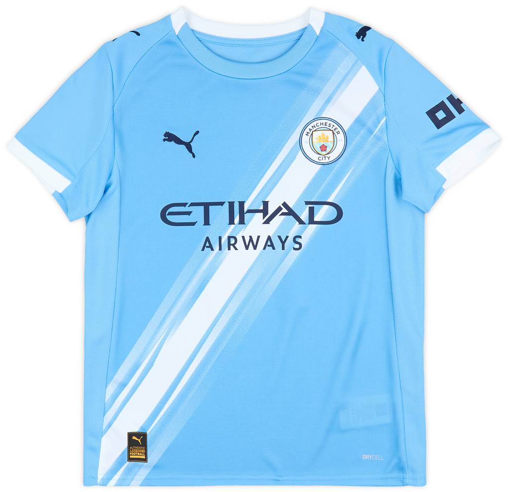 2025-26 Manchester City Home Shirt Rodrigo #16 (KIDS)