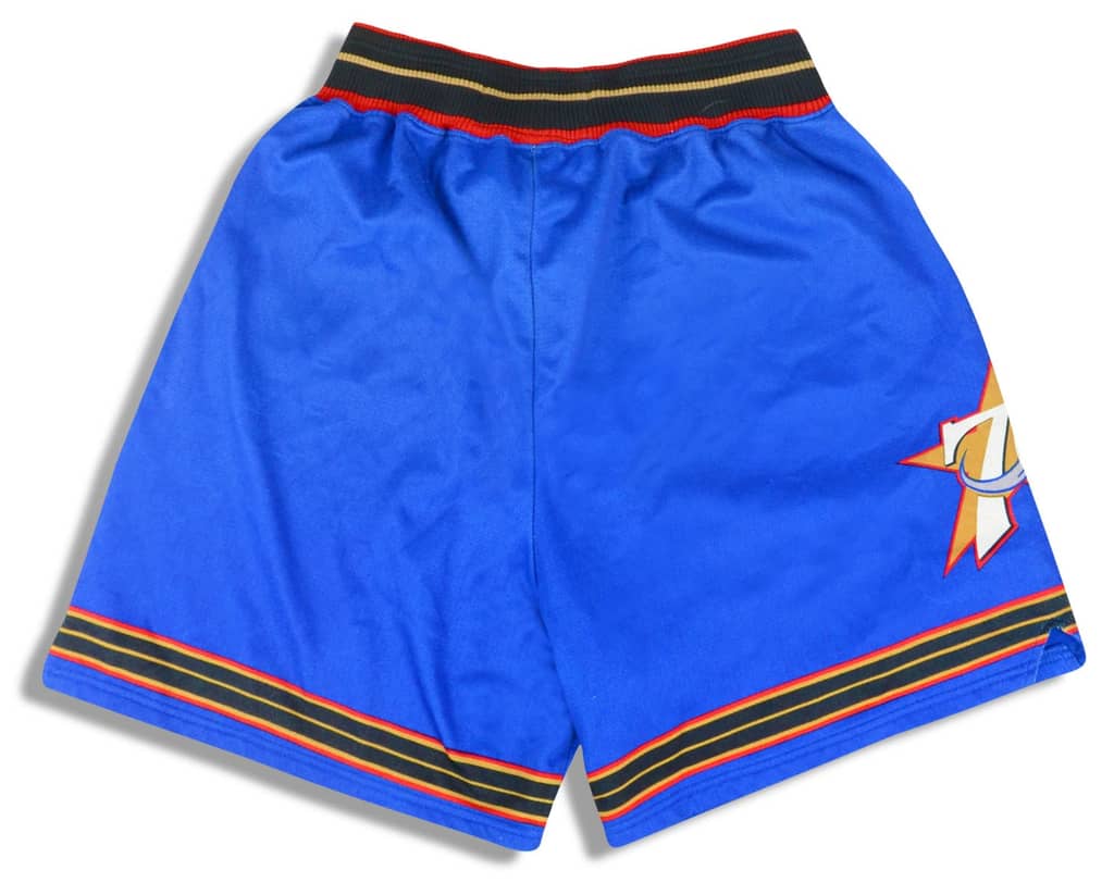 1999-00 Philadelphia 76ers Champion Shorts (Alternate) Y