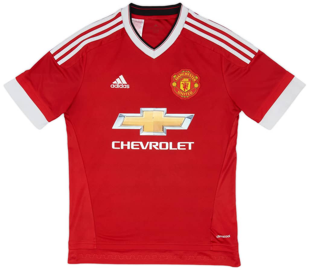 2015-16 Manchester United Home Shirt - 6/10 - (XL.Boys)