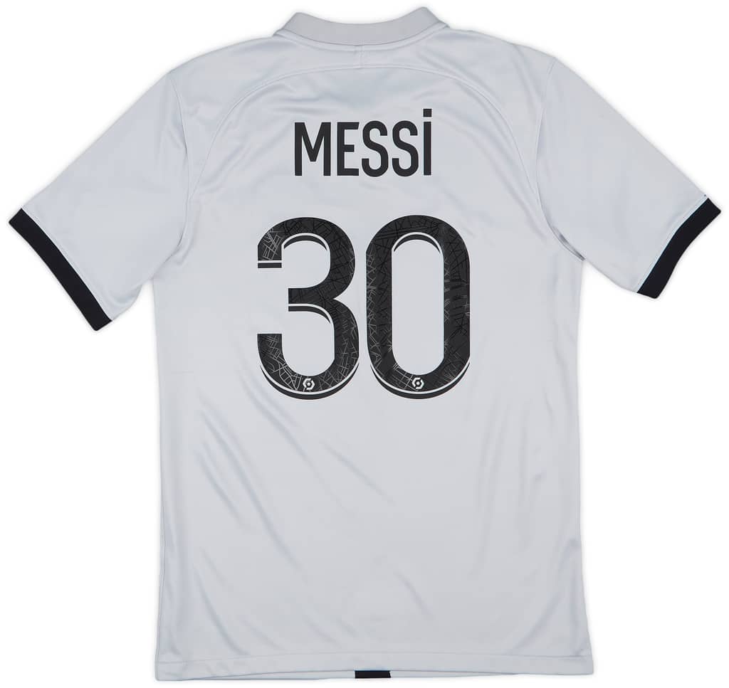 2022-23 Paris Saint-Germain Away Shirt Messi #30 - 9/10 - (S)