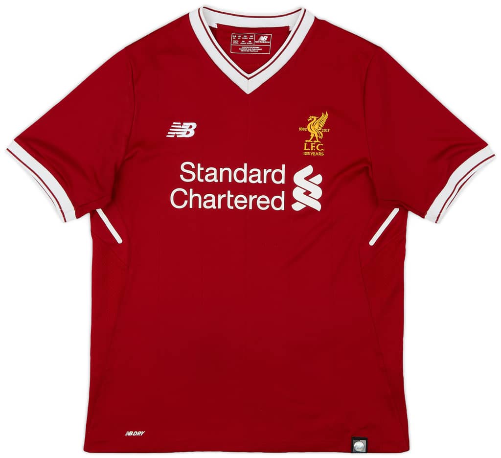 2017-18 Liverpool 125 Years Home Shirt - 8/10 - (XL.Boys)