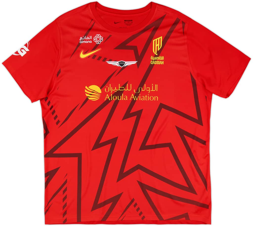 2024-25 Al Qadsiah Home Shirt Aubameyang #10- As New - (XXL)