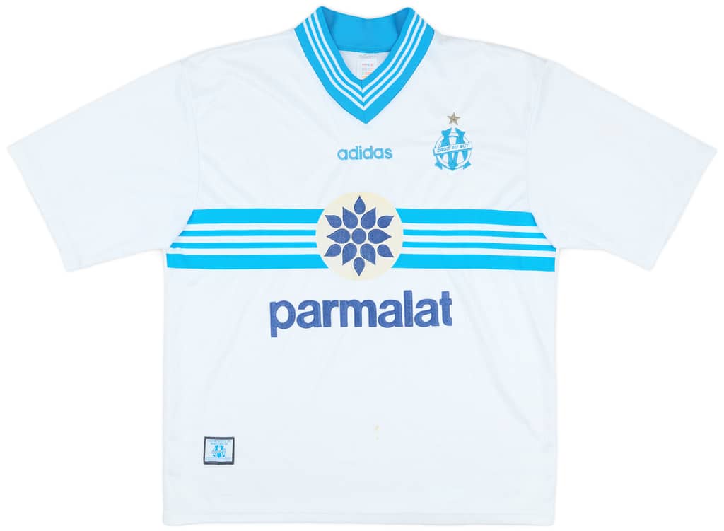 1996-97 Olympique Marseille Home Shirt - 8/10 - (XL)
