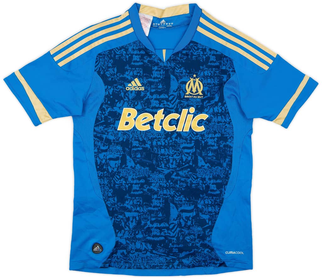 2011-12 Olympique Marseille Away Shirt - 9/10 - (M.Boys)