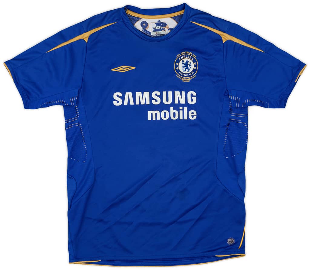 2005-06 Chelsea Centenary Home Shirt - 7/10 - (XL.Boys)