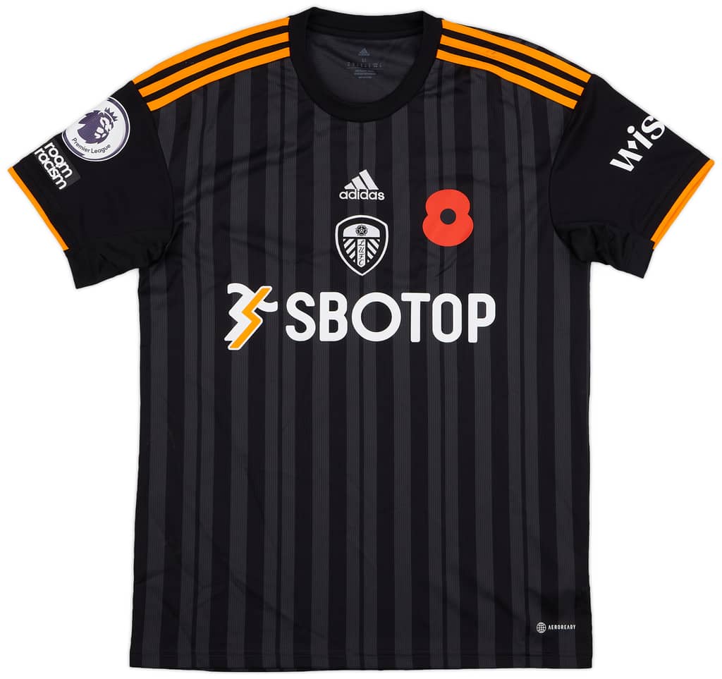 2022-23 Leeds Match Worn Third Shirt Aaronson #7