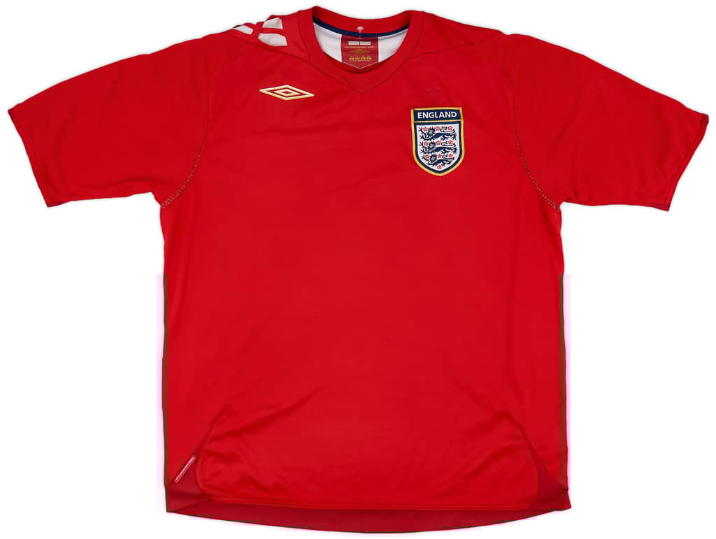 2006-08 England Away Shirt - 3/10 - (XL)