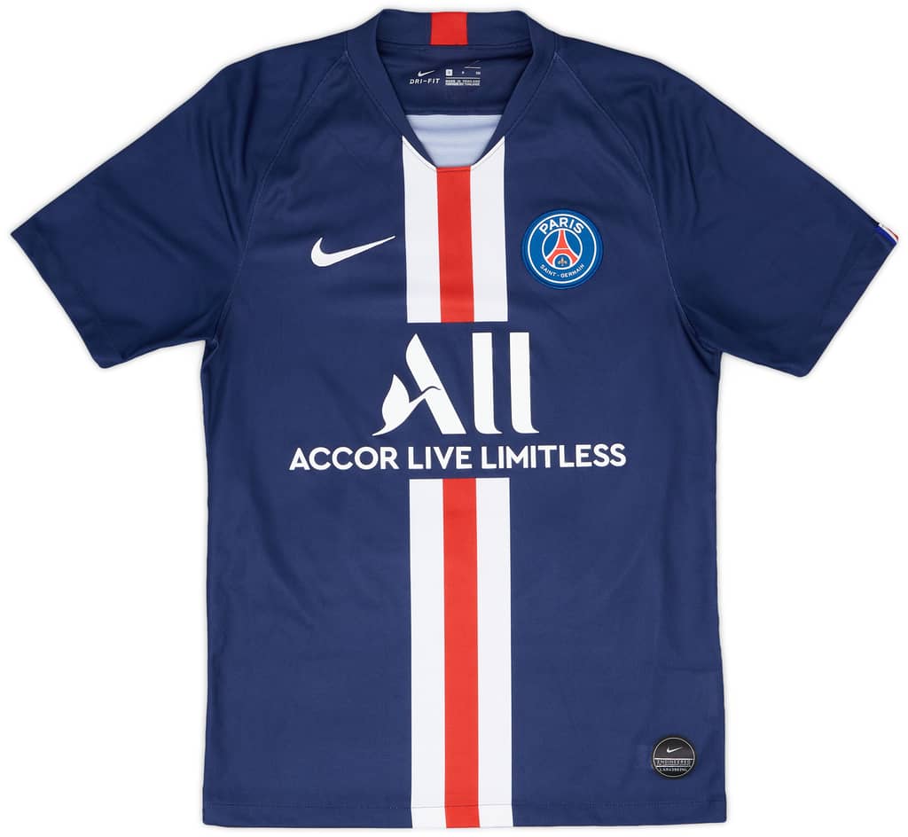 2019-20 Paris Saint-Germain Home Shirt Mbappe #7 - 8/10 - (S)