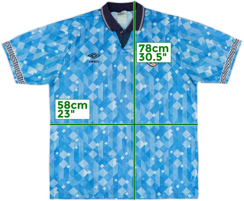1990-92 England Third Shirt - 8/10 - (L)