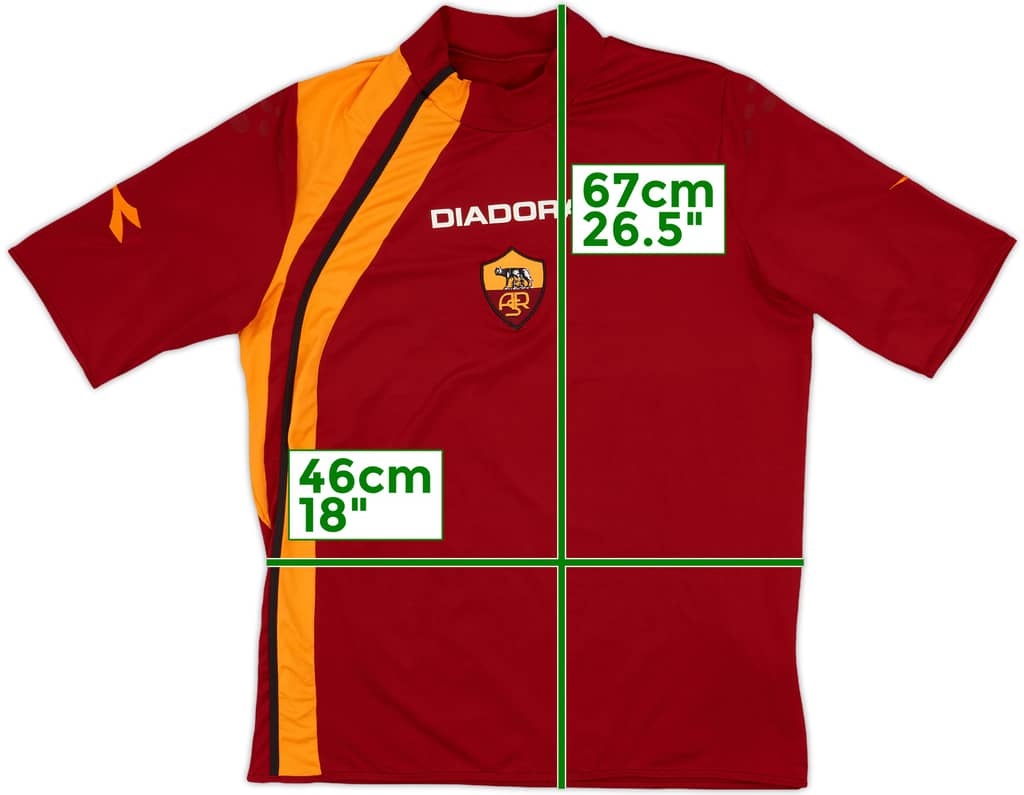 2005-06 Roma Home Shirt - 5/10 - (M)