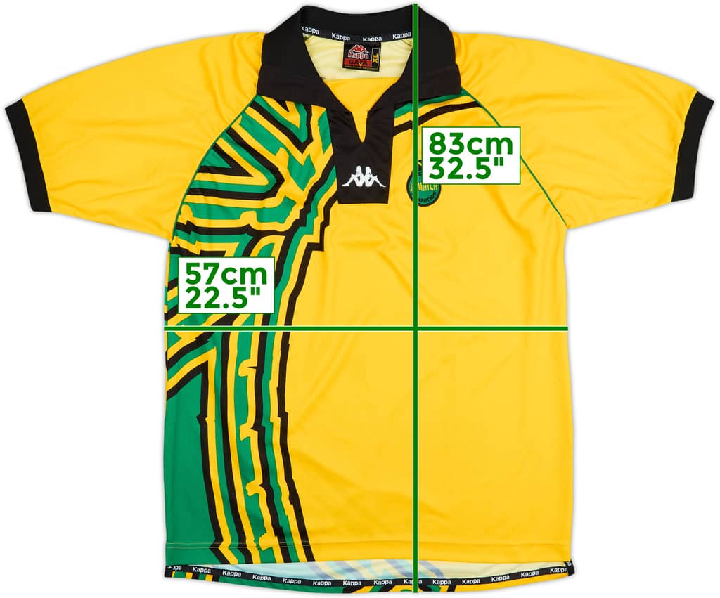1998-00 Jamaica Home Shirt - 7/10 - (XL)