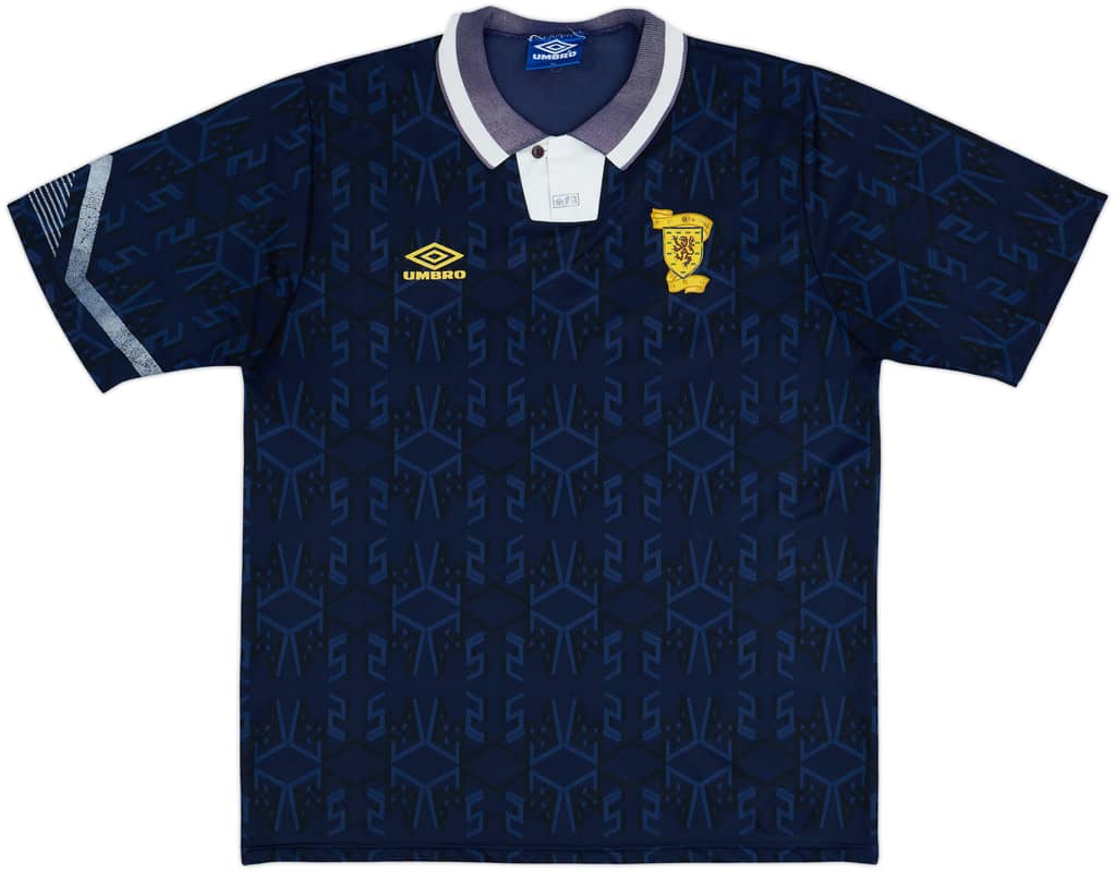 1991-94 Scotland Home Shirt - 5/10 - (XL)