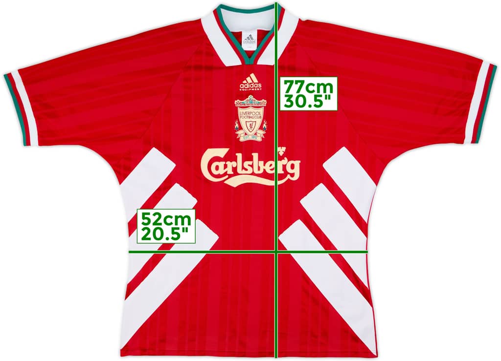 1993-95 Liverpool Home Shirt - 8/10 - (L)