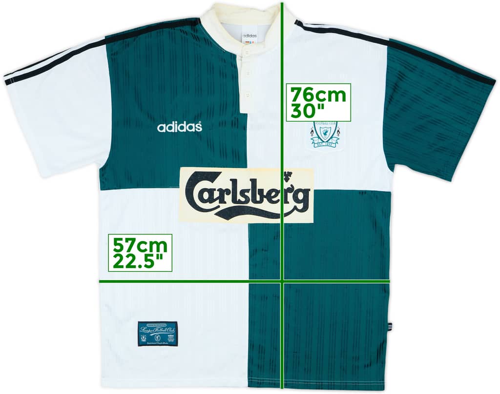 1995-96 Liverpool Away Shirt - 6/10 - (XL)