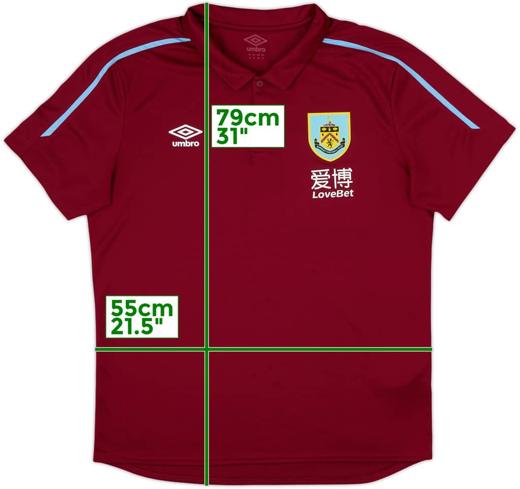 2019-20 Burnley Umbro Polo Shirt - 10/10 - (XL)