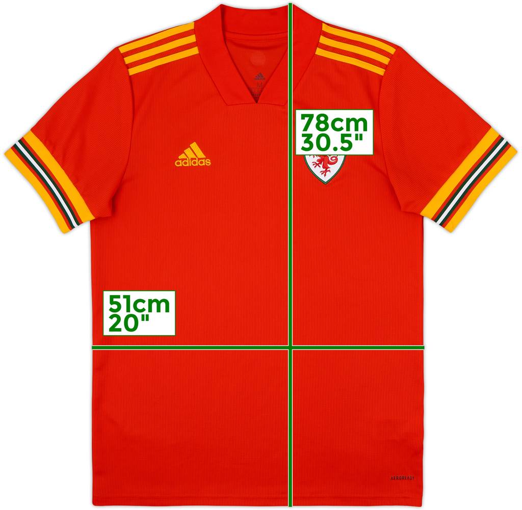 2020-21 Wales Home Shirt - 8/10 - (M)