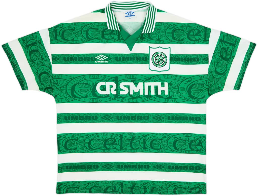 1995-97 Celtic Home Shirt - 8/10 - (XXL)