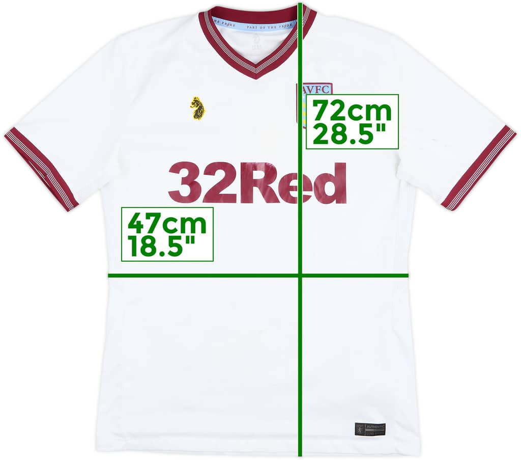 2018-19 Aston Villa Away Shirt - 5/10 - (M)