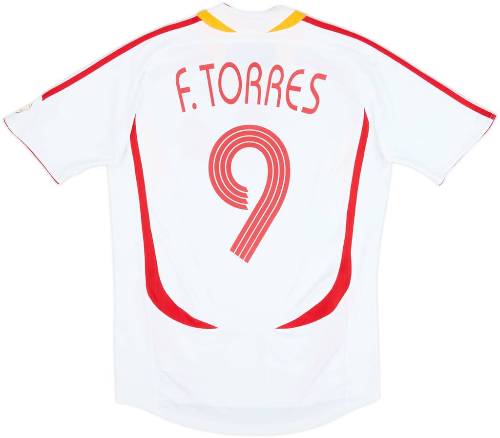 2006-08 Spain Away Shirt F.Torres #9 - 6/10 - (S)