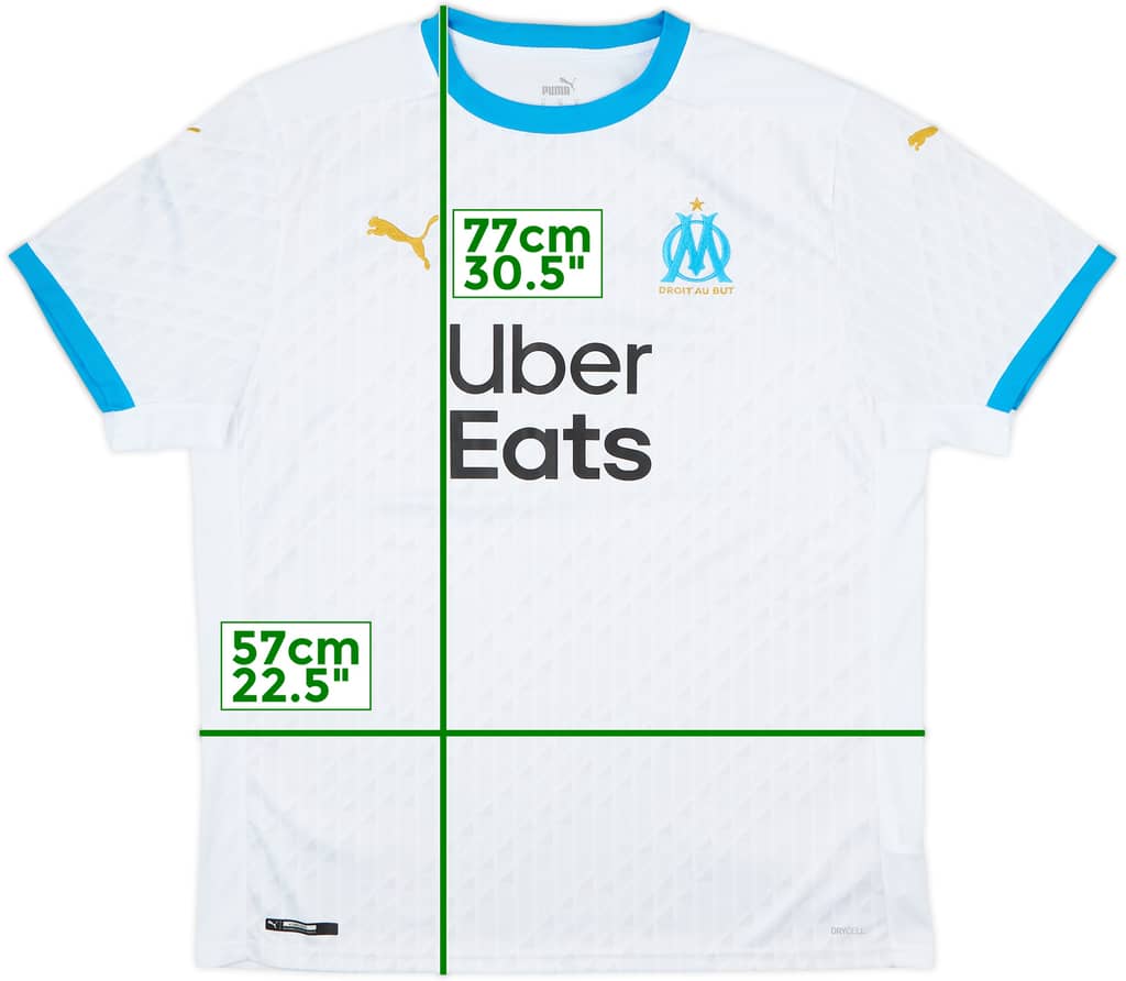Camiseta de local del Olympique Marseille 2020-21 - 10/10 - (XL)